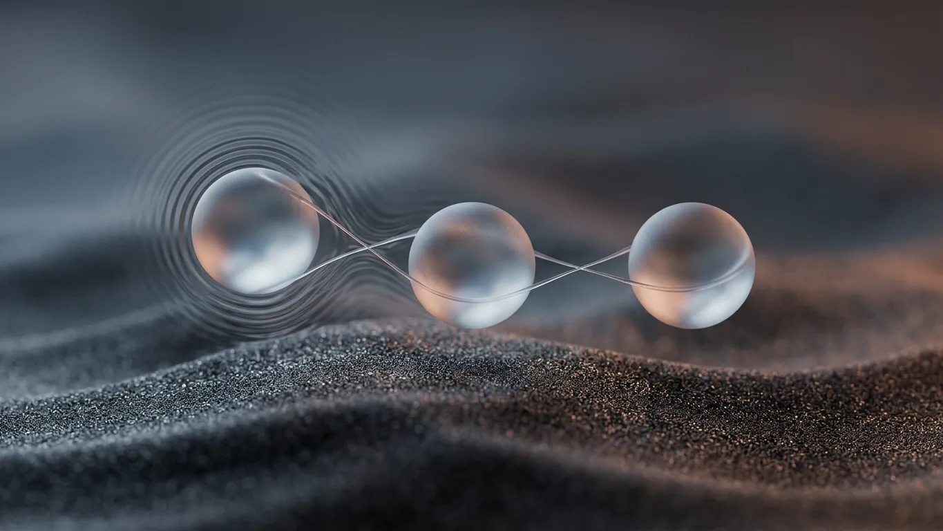 Unsichtbare Kopplung: Eine Veränderung pflanzt sich durch das System fort