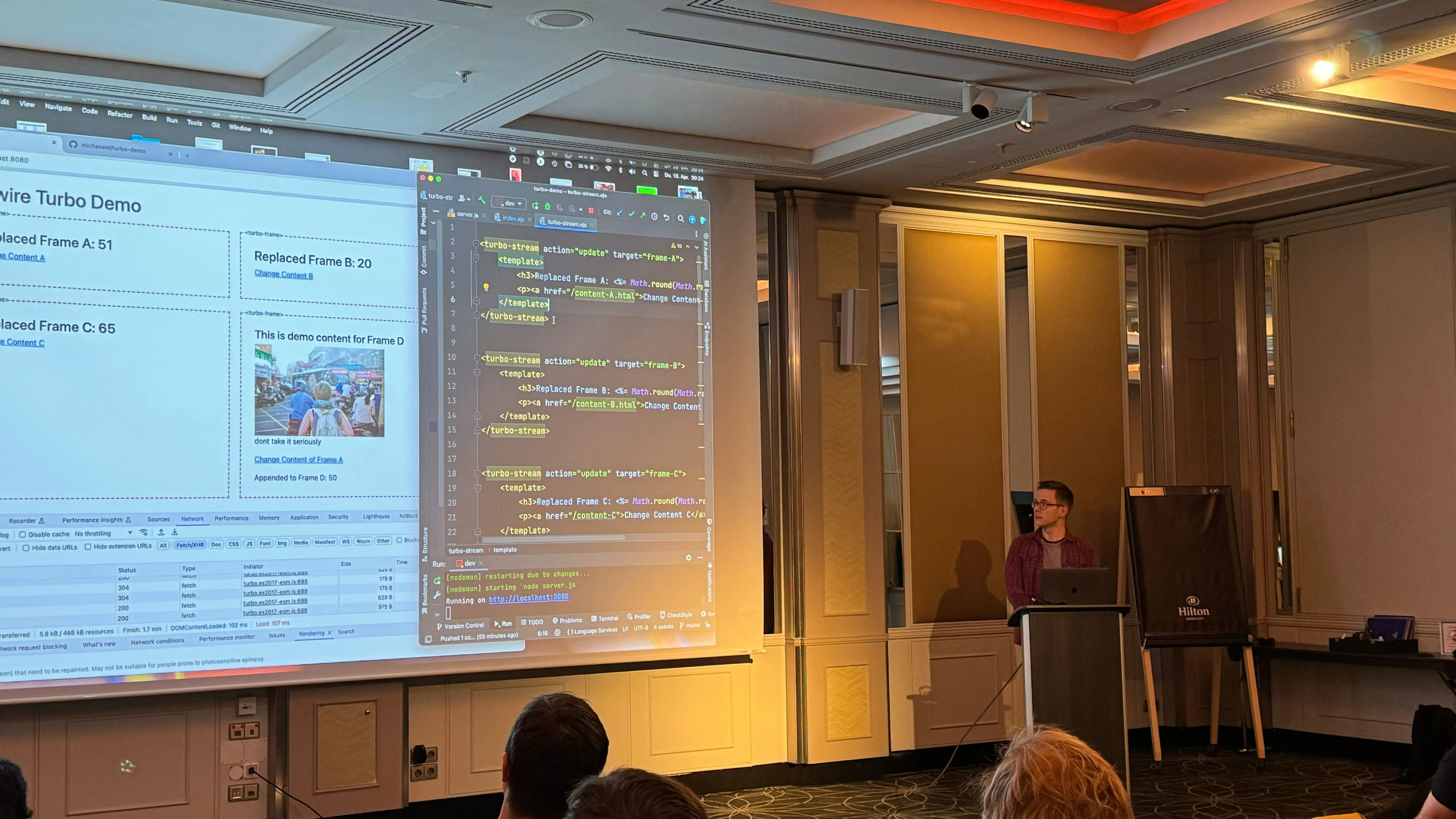Live-Demo: Turbo Frames in Aktion